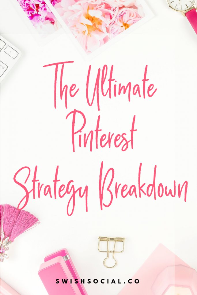 The Ultimate Pinterest Strategy Breakdown. Pinterest marketing for website traffic. How to get traffic from website. How to use Pinterest marketing strategy.